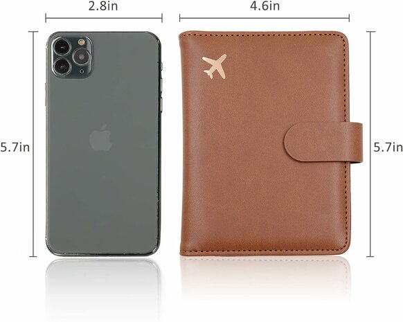 Paspoort Hoes - Bruin