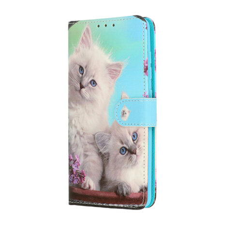 Samsung S24 Katten - Book Case