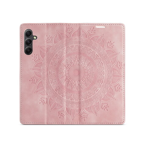 Samsung S24 Pale Pink - Mandala Book Case
