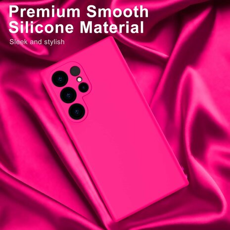 Samsung S24 Ultra - Liquid Back Cover - Roze