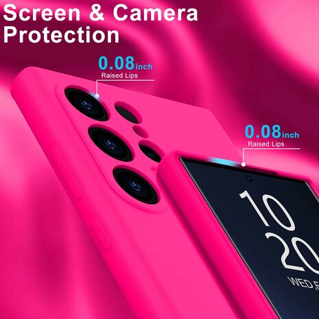 Samsung S24 Ultra - Liquid Back Cover - Roze