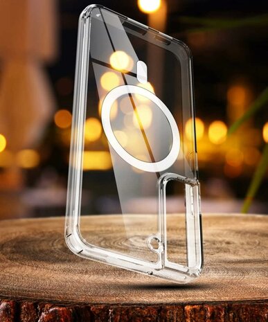 Samsung S22 Plus Transparant - Anti Shock - Geschikt voor Magsafe