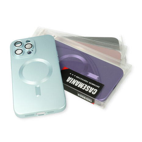 iPhone 15 Plus Blauw - MagSafe Matte TPU