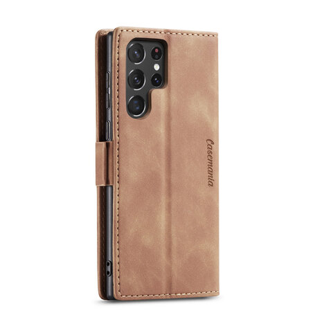 Samsung S24 Ultra Sienna Brown - Book Case