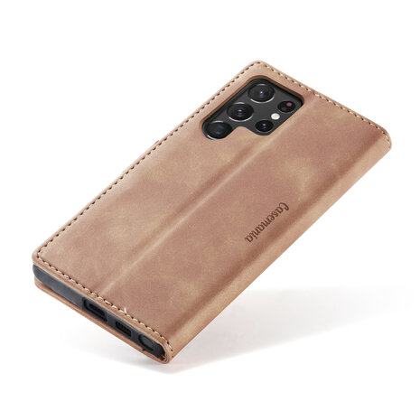 Samsung S24 Ultra Sienna Brown - Book Case