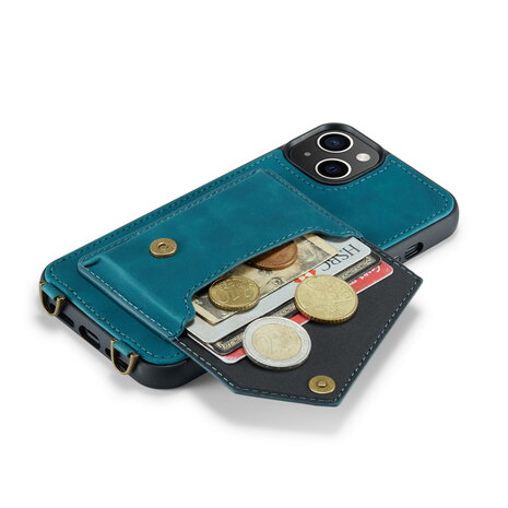 iPhone 15 Plus Emerald Green - Back Cover met Koord