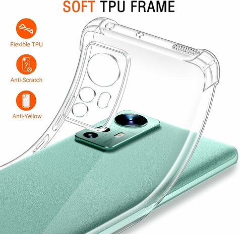 Xiaomi 12 - Anti Shock - Transparant