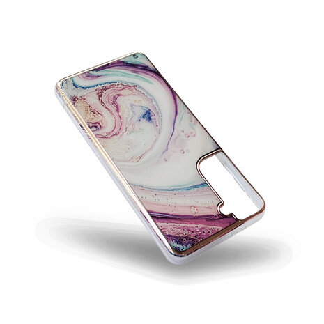 Samsung S24 Plus - Marmer Back Cover - Twister