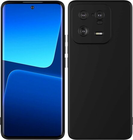 Xiaomi 13 Pro - Siliconen Back Cover - Zwart