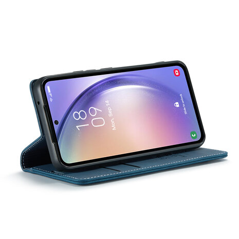 Samsung S24 Navy Blue - Book Case