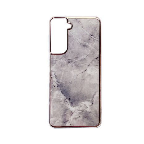 Samsung S24 - Marmer Back Cover - Steen