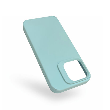 iPhone 15 Plus - Liquid Cam Back Cover - Licht Blauw
