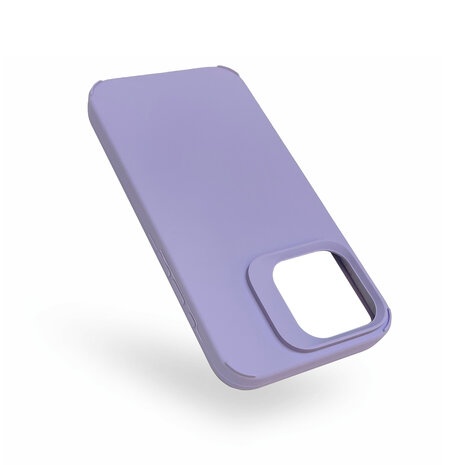 iPhone 12 - Liquid Cam Back Cover - Paars