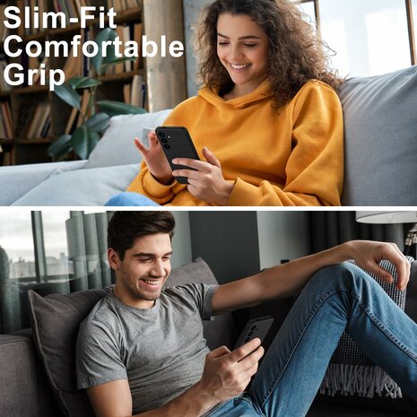 Samsung S24 - Liquid Back Cover - Zwart