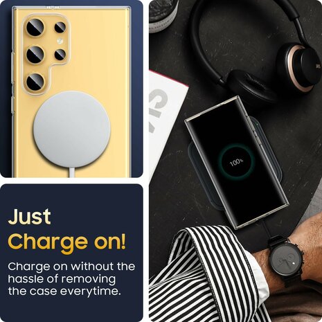 Samsung S24 Ultra - HQ TPU Back Cover - Transparant