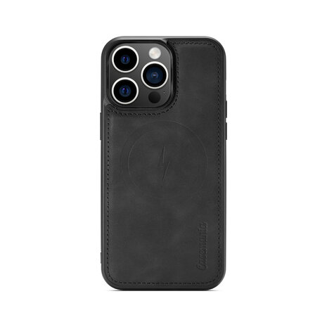 iPhone 15 Plus Charcoal Gray - 2 in 1 MagSafe Book Case