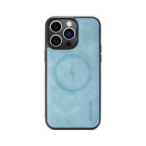iPhone 15 Plus Aqua Blue - 2 in 1 MagSafe Book Case