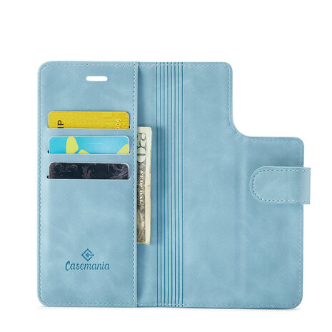 iPhone 15 Plus Aqua Blue - 2 in 1 MagSafe Book Case