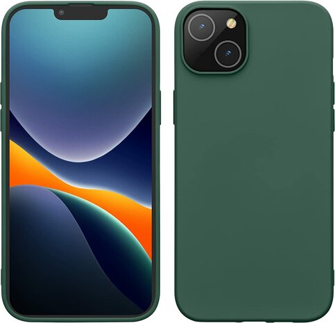 iPhone 14 Plus - Liquid Back Cover - Groen