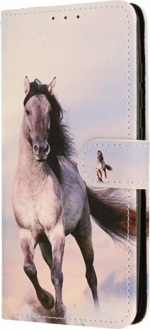 Samsung S23 met Paard Print - Book Case