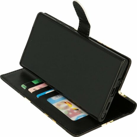 Samsung S23 met Luipaard Print - Book Case