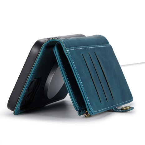 iPhone 15 Plus Emerald Green - MagSafe Book Case met Rits