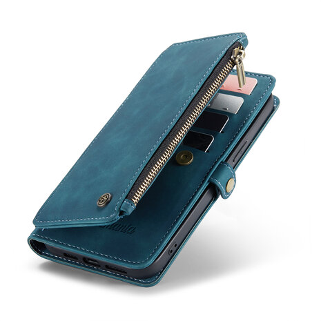 iPhone 15 Plus Emerald Green - MagSafe Book Case met Rits