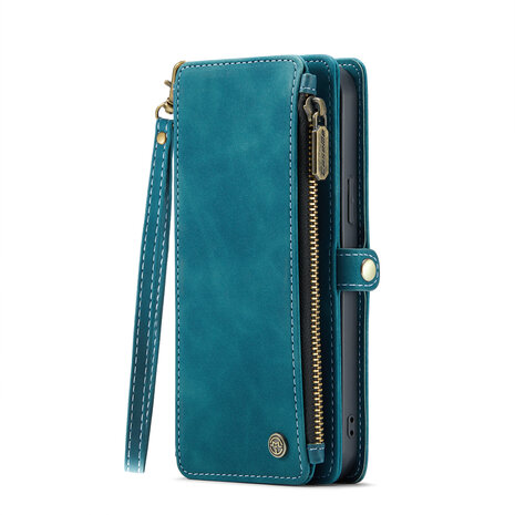 iPhone 15 Plus Emerald Green - MagSafe Book Case met Rits