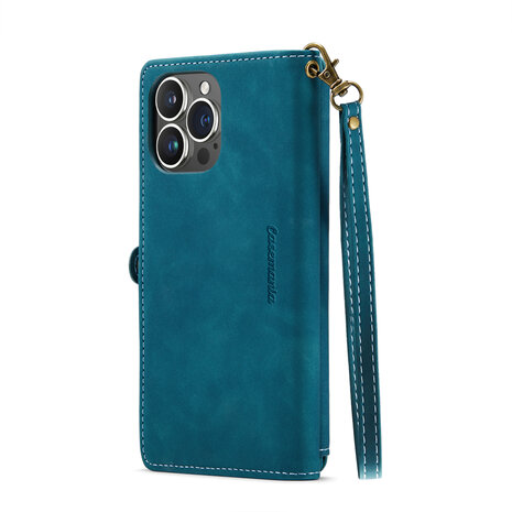 iPhone 15 Plus Emerald Green - MagSafe Book Case met Rits