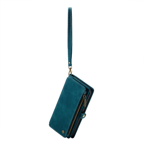 iPhone 15 Plus Emerald Green - MagSafe Book Case met Rits