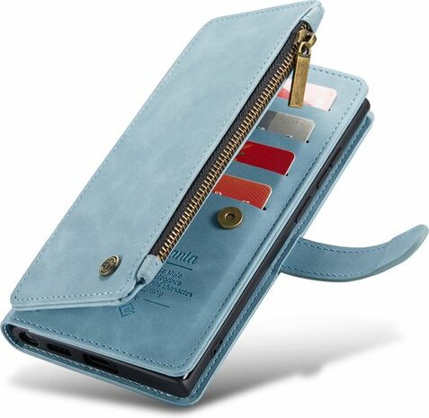 Samsung S23 Ultra Aqua Blue - Book Case met Rits