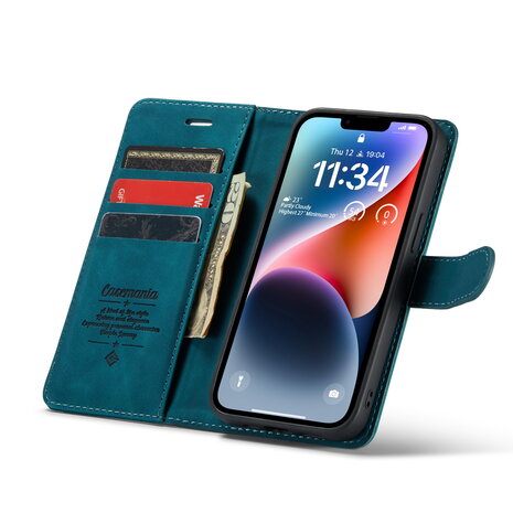 iPhone 15 Plus Emerald Green - 2 in 1 Book Case