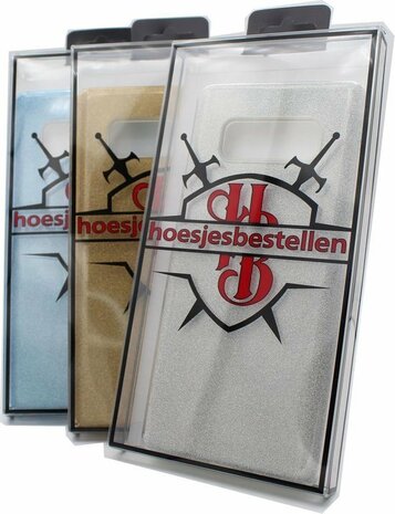 Samsung S22 Ultra - Glitter Back Cover - Goud