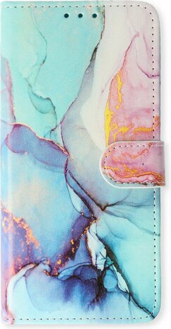 Samsung S23 Plus met Marmer Nova Print - Book Case