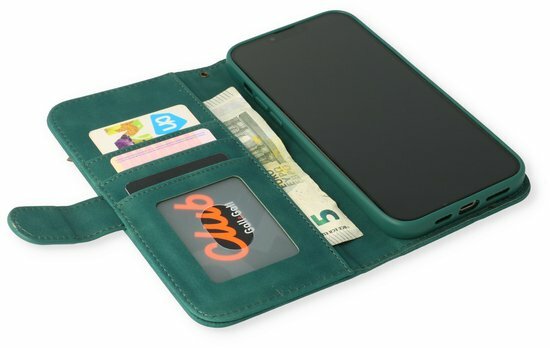 iPhone 14 Pro Emerald Green - HQ Rits Book Case