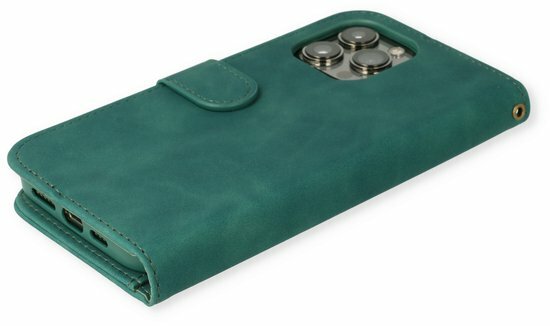 iPhone 14 Pro Emerald Green - HQ Rits Book Case