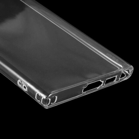 Samsung S23 Ultra - Siliconen Back Cover - Transparant