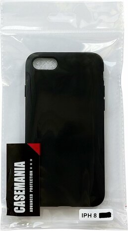 iPhone SE (2022) - HQ TPU Back Cover - Zwart