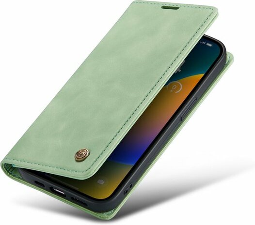 iPhone 14 Pro Pistache Green - Book Case