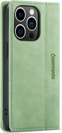 iPhone 14 Pro Pistache Green - Book Case