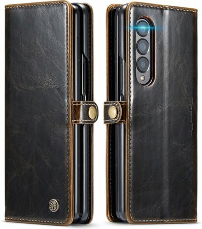 Samsung Z Fold 4 Rustiek Sienna Brown - Book Case