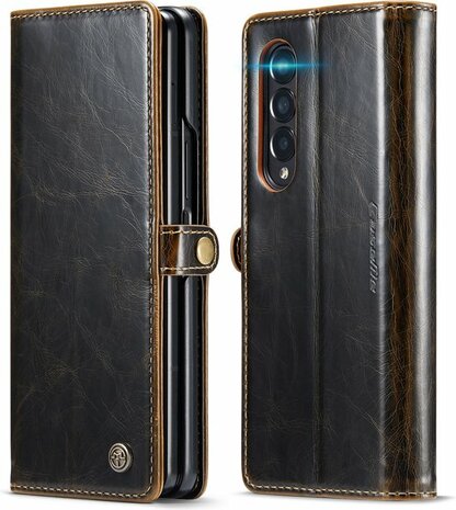 Samsung Z Fold 4 Rustiek Sienna Brown - Book Case