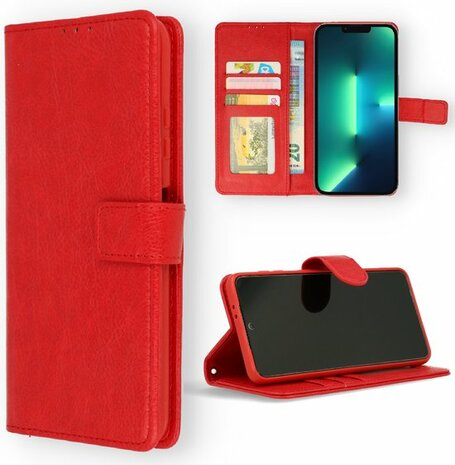 iPhone 14 Pro - Book Case - Rood