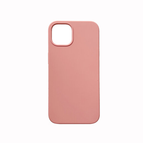 iPhone 14 - Liquid Back Cover - Zalm Roze