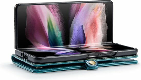 Samsung Z Fold 4 Rustiek Emerald Green - Book Case