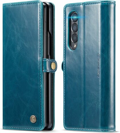 Samsung Z Fold 4 Rustiek Emerald Green - Book Case