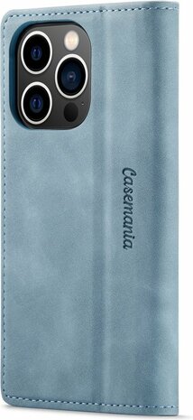 iPhone 14 Pro Aqua Blue - Book Case