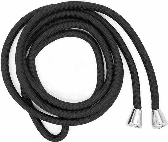 Samsung S21 FE Zwart - TPU Back Cover met Koord