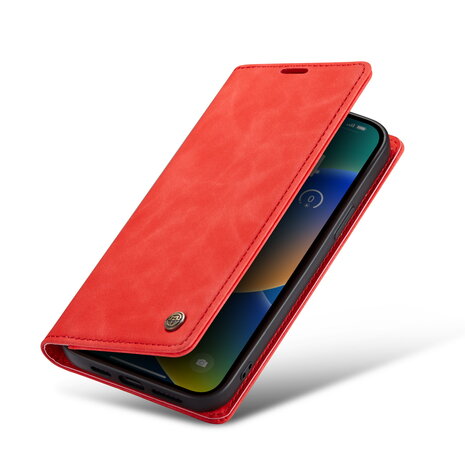 Samsung S23 Ultra Crimson Red - Book Case