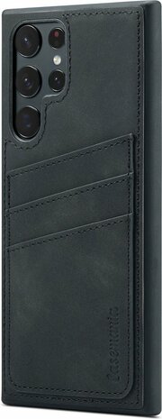 Samsung S22 Ultra - Back Cover met Kaarthouder - Charcoal Gray